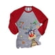 thumbnail image 2 of Pntutb moda mujer Navidad cuello redondo manga larga Patchwork impresión camiseta Casual blusa tops Pntutb Pntutb-4387, 2 of 6