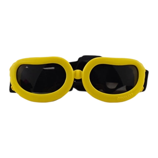 Lunettes pour Petits Chiens - Lunettes avec Sangles Réglables Coupe-Vent Design Brouillard pour Activités Extérieures Petite Race Chiot Lunettes de Protection