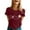 Wine, variant on T Shirts For Women - Graphic Tee, Summer Short - Sleeve, Lightweight, Comfy, Sizes S - XXL