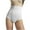 White, variant on Luxalzxs Women's High Waist Seamless Body Shaper Briefs Tummy Control Slimming Shapewear Panties Girdle Underwear