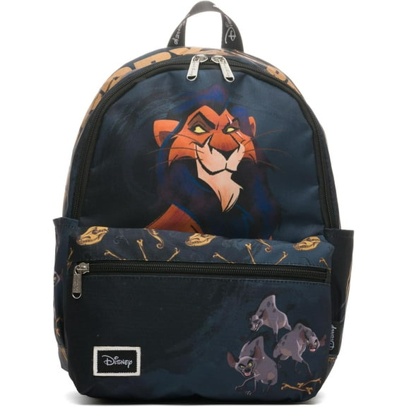 The Lion King Scar Hungry for Respect 13" Deluxe Nylon Daypack