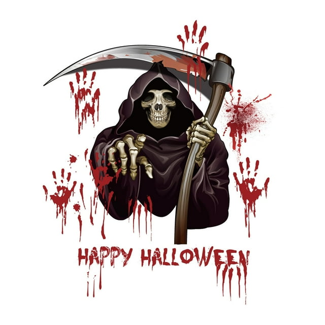 Halloween Wall Decals Terrifying Decorations For A Spine Party Atmosphere