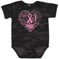 thumbnail image 3 of Inktastic Breast Cancer Awareness Heart Words Boys or Girls Baby Bodysuit, 3 of 5