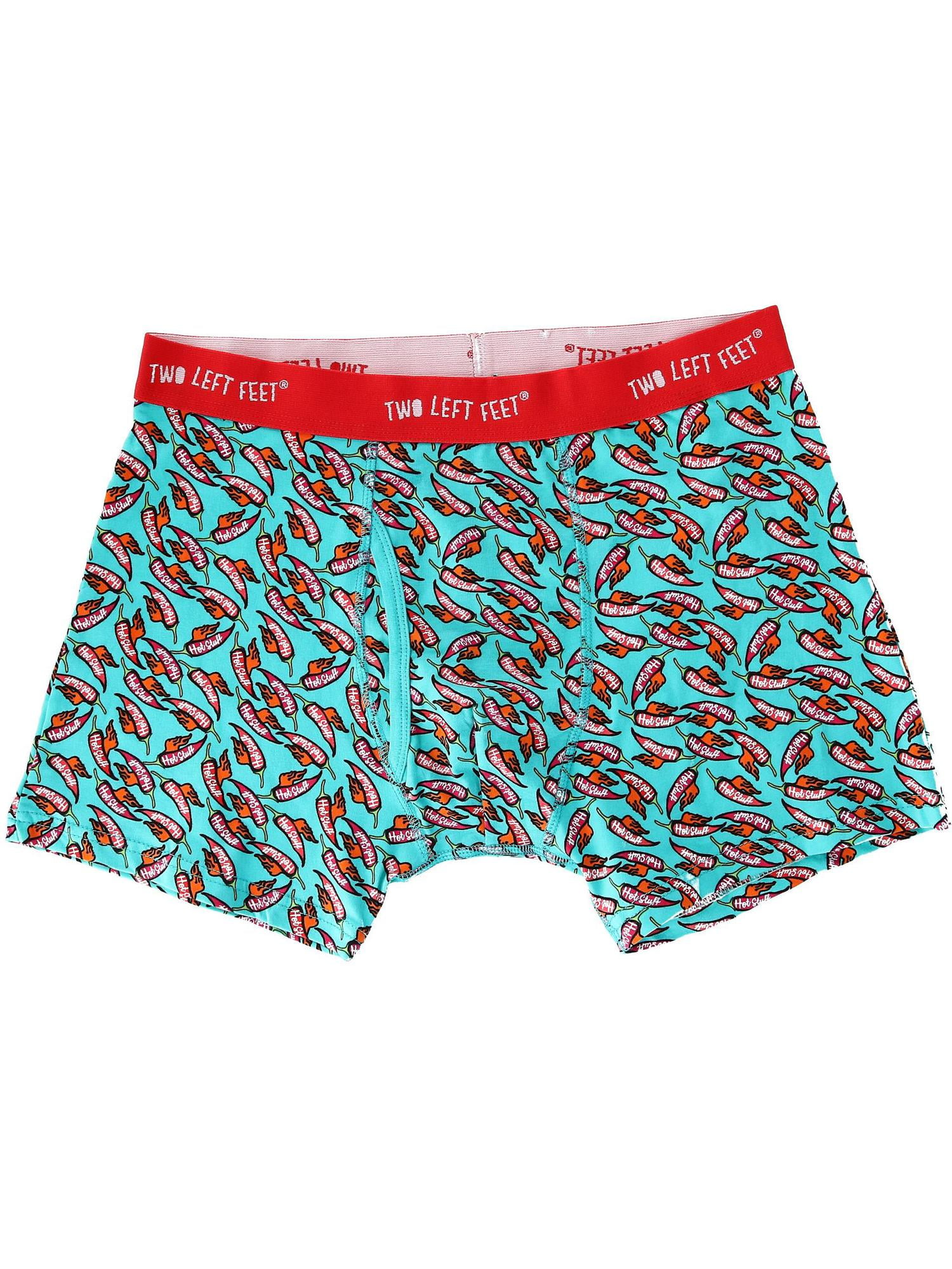 Two Left Feet Two Left Feet Novelty Boxer Briefs (Men's) Walmart