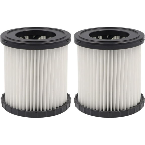 2 Packs of DCV5801H Wet or Dry Vacuum Hepa Replacement Filter, Suitable for DeWalt DCV580 and DCV581H, Washable and Reusable