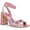 Pink Hologram, variant on Womens Winnii Rhinestone Ankle Strap Dress Sandals