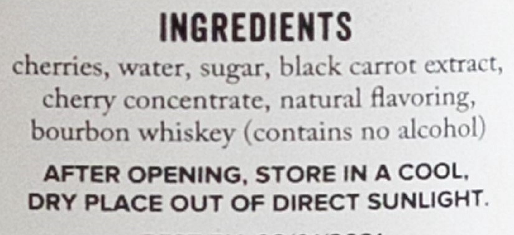 TRAVERSE CITY WHISKEY COMPANY PREMIUM CHERRIES COCKTAIL 450g Pack Of 6