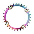 thumbnail image 3 of Plato de bicicleta Shamjiam de aleación de aluminio redondo 30T 104BCD diente ancho estrecho, 3 of 8