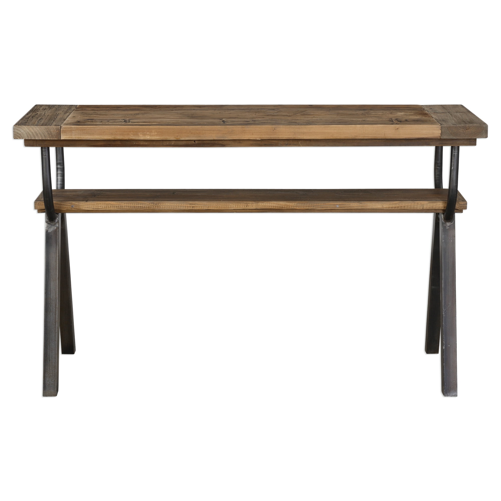 Uttermost 24775 Domini 52" Wide Pine Wood Console Table - Warm Honey ...