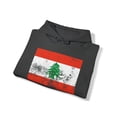 thumbnail image 4 of Lebanon Lebanese Pride Flag Hoodie, Gifts, Hooded Sweatshirt, 4 of 4