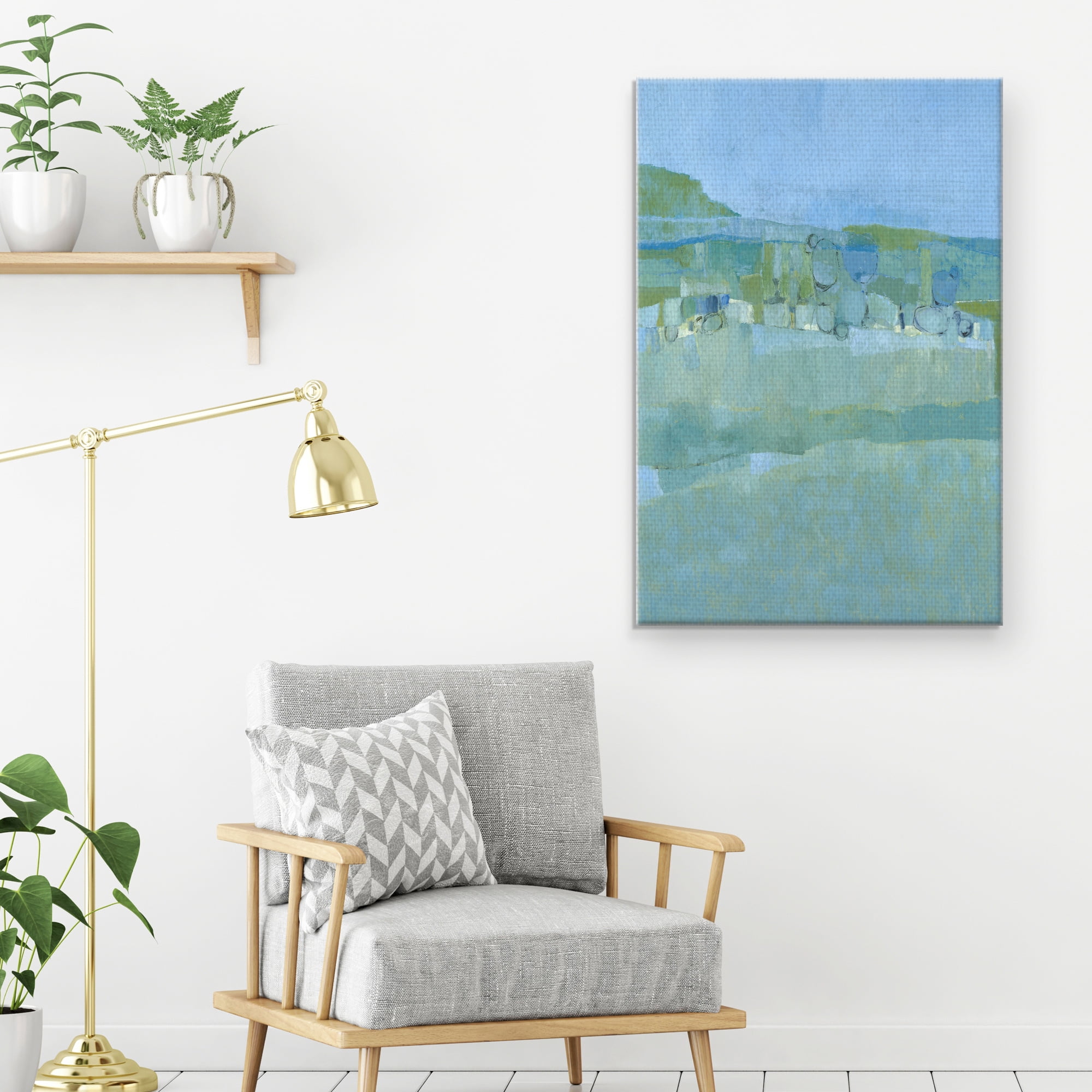 Masterpiece Art Gallery Ice House Pond By Jenny Nelson Canvas Art Print 24" x 36"