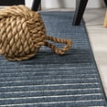 thumbnail image 4 of JONATHAN Y SCANDINAVIAN 5 x 8 Area Rug, Aarhus Minimalist Striped - Navy/ivory, SCN102A-5, 4 of 9
