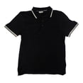 thumbnail image 1 of Playera Quarry para Hombre Botones Manga Corta Negro Talla M, 1 of 4