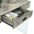 thumbnail image 5 of Pemberly Row One-Drawer Glass 36-inch Desk in Gray Wood Finish, 5 of 7