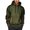 Army Green, variant on Mens Pullover Hoodie Casual Long Sleeve Drawstring Fleece Hooded Sweatshirts Fashion Solid Loose Fit Classic Sports Hoodies Men Plus Size Outdoor Sweatshirts Blue XXL
