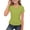 Green, variant on BLTIBY Girls Cap Sleeve Shirts Crew Neck Cute Summer Ruffle Hem Tops Loose Casual Short Sleeve Tees Soft Kids Clothes Green 13-14 Years