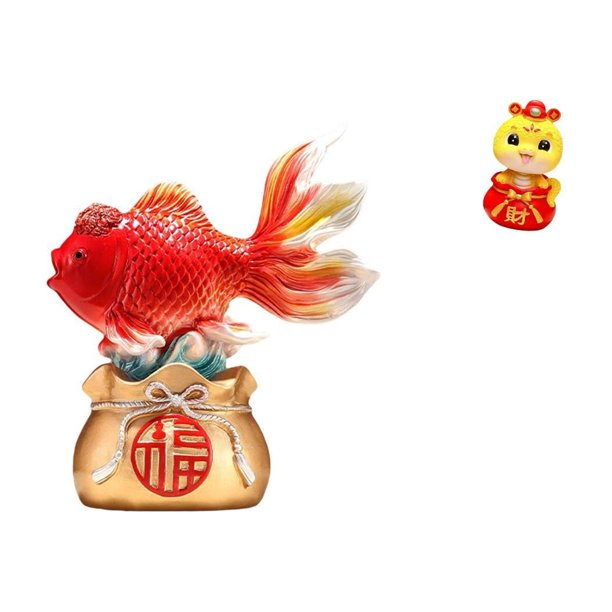 Estatua de y serpiente del Feng Shui chino, decoración de escritorio, regalo de año Nuevo, escultura de serpiente, adorno, recuerdo, artesanía Fen