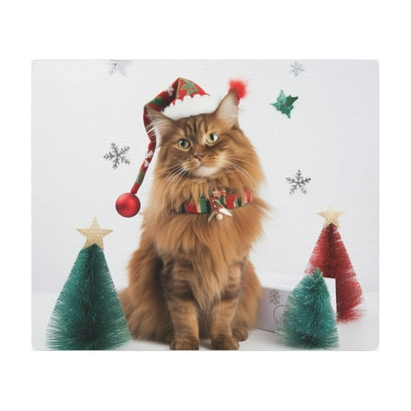 DistinctInk Mouse Pad - 1/4" Foam Rubber - Somali Cat