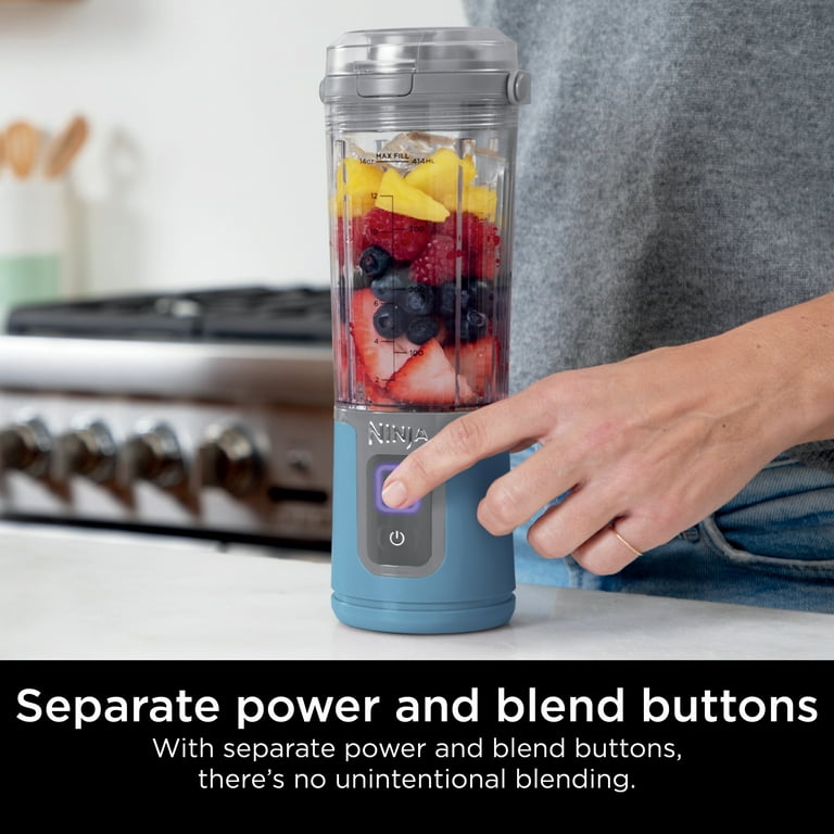 Ninja Blast 16 oz. Personal Portable Blender with Leak Proof Lid and Easy  Sip Spout, Perfect for Smoothies, Denim Blue, BC100NV 