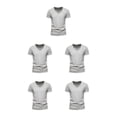 thumbnail image 1 of Minnieouse Moda africana para hombres Tops unisex para estilo y comodidad Algodón expresivo Hombres africanos Traje tradicional Manga corta gris Type2 NO2, 1 of 6