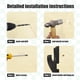 thumbnail image 5 of 10 Piezas de Soporte de Pared para Espadas, Gancho de 1 , Soporte para Katana, Colgador de Exhibición Ajustable para Espada Samurái, Tanto, Estoque, Estante para Cosplay, 5 of 7