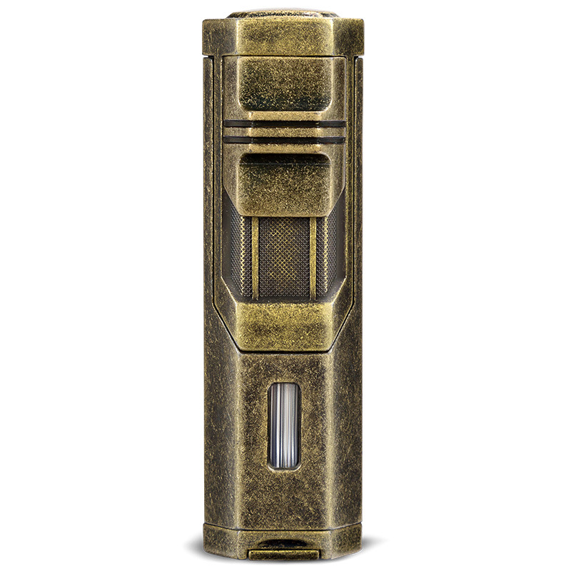 Cigar Lighter, Windproof Direct Impact Titanium Alloy Lighter, Portable Travel Cigar Lighter