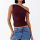 thumbnail image 5 of Camisetas Casuales de Mujer sin Mangas Diseño de Cuello en V, Ligero Poliéster Primavera Y Blusa de Verano, 5 of 5