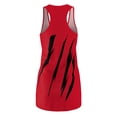 thumbnail image 2 of Effete Feline Claw Marks Scratch Women Cut & Sew Racerback Dress (AOP), 2 of 7