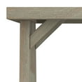 thumbnail image 6 of Sawhorse 22" W SOLID WOOD Modern Industrial End Side Table in Distressed Gray, 6 of 10