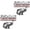 2PCS A12, variant on Fishing Special Edition Premium 3D Metal Vehicle Emblem Badge, Universal Auto Accessory for Trucks SUV Motorcycle, Quick Peel Install