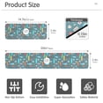 thumbnail image 3 of Yayeee Faucet Mat for Kitchen Sink 14.7" Diatomite Long Splash Guard Pad, Cartoon Beach Pattern, 3 of 7