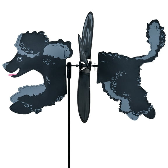 Premier Kites Spinner - Black Poodle