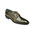 thumbnail image 3 of Belvedere Mens Shoes Batta Olive Genuine Ostrich Lace Up 14006, 3 of 3