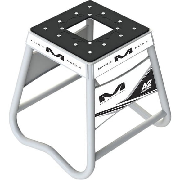 Matrix Concepts Support en Aluminium A2, Blanc/noir