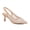 Nude, variant on XYD XYD Women Pointy Toe Slingback Pumps Rhinestones Studded Mesh Low Heels Party Evening Shoes Size 7 Blue