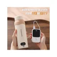 thumbnail image 2 of Portable Travel Electric Kettle 304 Stainless Small Water Boiler 450ml USB And Plug In Water Heater Steel With Bag, 2 of 7