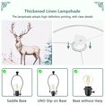 thumbnail image 3 of Lamp Shade Novantl Green Forest HD Printing 33 cm, juego de 2, 3 of 7
