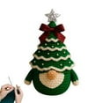 thumbnail image 3 of Handmade Crochet Desktop Ornament Festive Holiday Decoration For Home Tabletop Display, 3 of 5