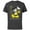 Charcoal, variant on Mickey Mouse Vintage Classics 28 Black & Yellow - Short Sleeve Cotton T-Shirt for Adults - Customized-Yellow