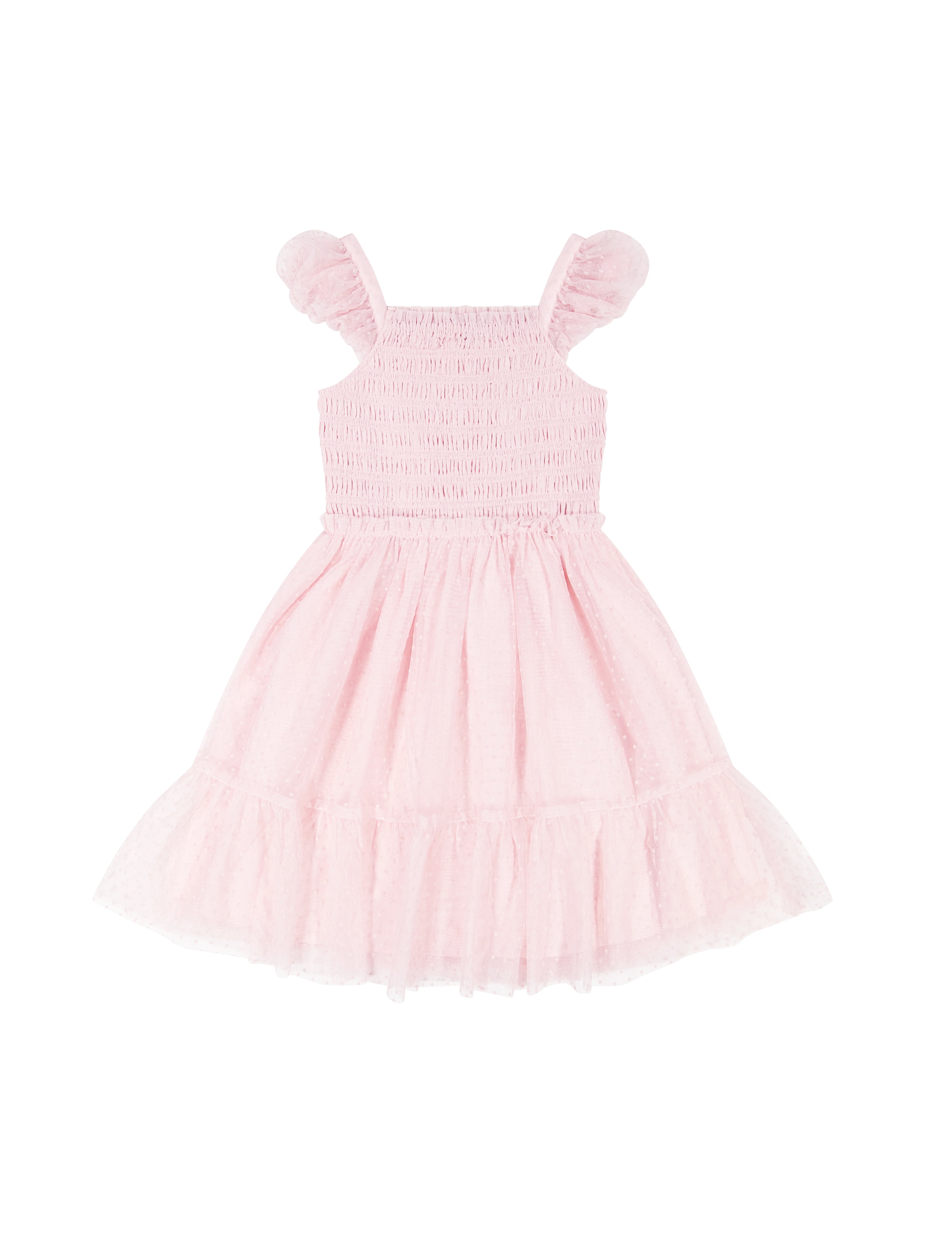 Kensie Girl Sleeveless Swiss Dot Mesh Dress, Sizes 4-16