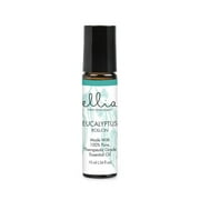 Ellia, Eucalyptus Aromatherapy Essential Oil Roll-On | Blend of Almond, Grapeseed, Eucalyptus and Jojoba Oils | 10 ml .34 fl oz