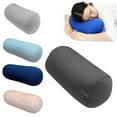 thumbnail image 3 of Super Soft Head Pillow Cylindrical Pillow Bed Convenient Travel Office Pillow( W5S5, 3 of 5