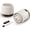 White, variant on DUBSTAR Pill Crusher, Adjustable Fineness Pill Crusher Fine Powder, Ceramic Core Pill Grinder with Storage and Powder Cup for Elderly and Pets (Black)