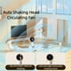thumbnail image 4 of Mini Ventilador de Circulación de Aire Portátil Sin Aspas, Recargable por USB, Batería de 5000 MAh, Ventilador de Mesa Inalámbrico para el Hogar con 5 Engranajes (Gris), 4 of 5