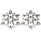 thumbnail image 1 of Molde de la galleta del acero inoxidable del acero inoxidable de la galleta del copo de nieve de la Navidad 2 unids, 1 of 4