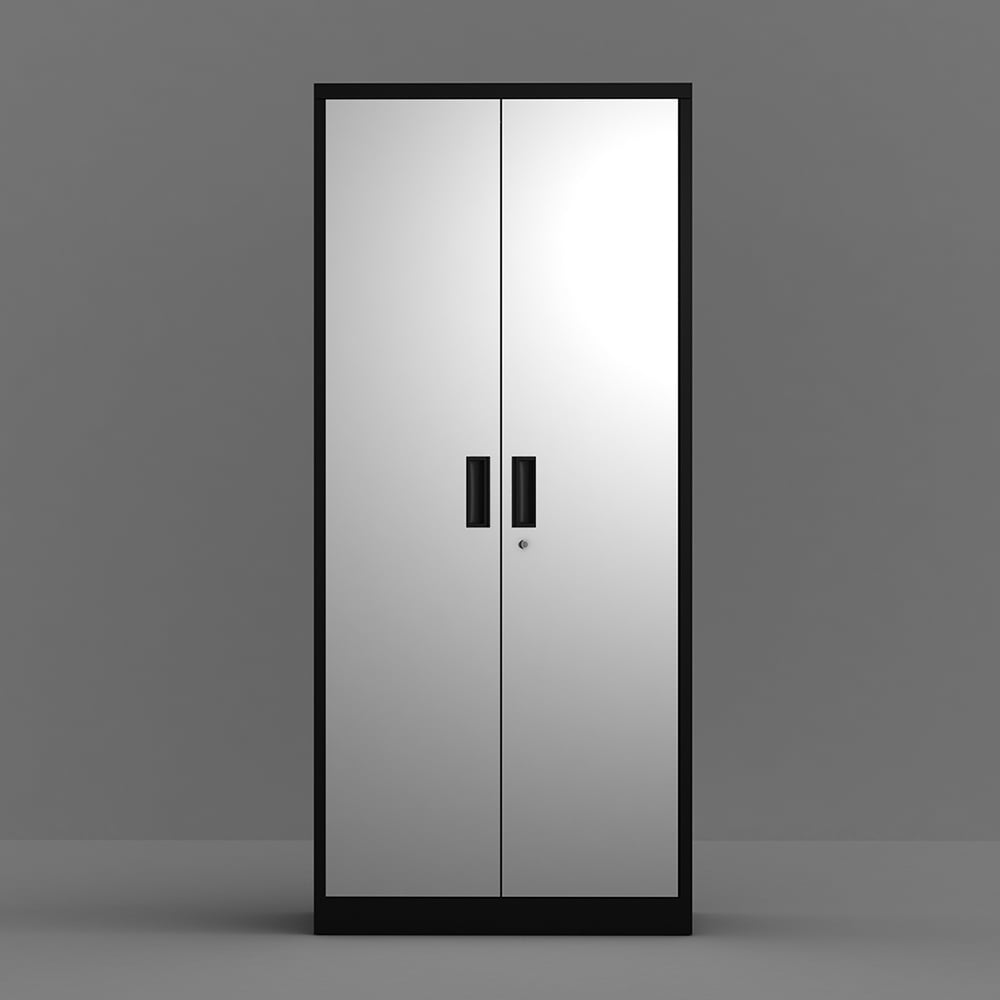 Kepooman 5 Shelf Metal Storage Cabinet with 4 Adjustable Shelves & Lockable Doors for Home Office, 31.5"L x 15.7"W x 70.9"H, Black Kepooman 5 Shelf Metal Storage Cabinet with 4 Adjustable Shelves & Lockable Doors for Home Office, 31.5"L x 15.7"W x 70.9"H, Black
