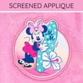 thumbnail image 6 of Disney Minnie Mouse Little Girls' Hooded Swimwear Cover-Up Blush Pink Minnie, 6 of 6