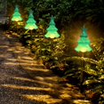 thumbnail image 5 of Solar Christmas Lights Outdoor Decorations, 5 Pack Solar Christmas Trees Lights with Snowflake, Outdoor Waterproof Christmas Pathway Lights for Patio, Garden, Yard, Street, Park, Holiday, 5 of 6