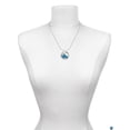 thumbnail image 3 of Delight Jewelry Resin Blue Fish with Orange Stripes Laugh Ring Charm Necklace, 18", 3 of 4