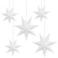 thumbnail image 2 of Decoración hogareña Estrellas Plegables Navidad, 7 Puntas Estrellas Plegables Negras 5 Hojas, 2 Hojas 40cm Diametro, 3 Hojas 25cm Diametro, Decoración Ventana Papel Estrella, Adviento, Arbol Navidad Zhivalor HFP-0356-3, 2 of 4